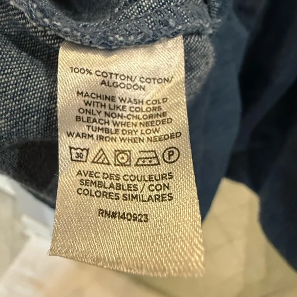 Loft Chambray Mini Dress - Picture 4 of 5